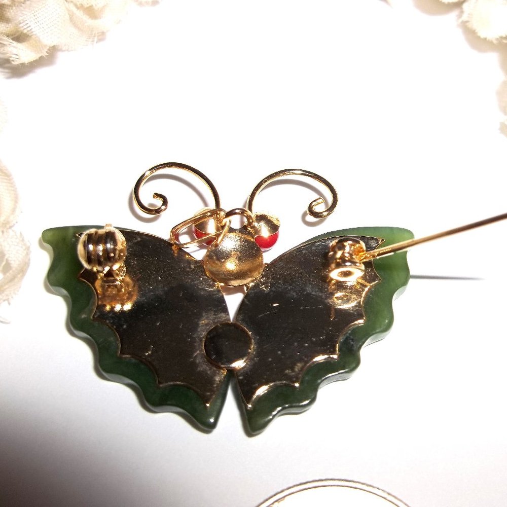 Vintage Butterfly Brooch or Pendant Charm Retro Style Jewelry Girl Woman C250 - Picture 4 of 7